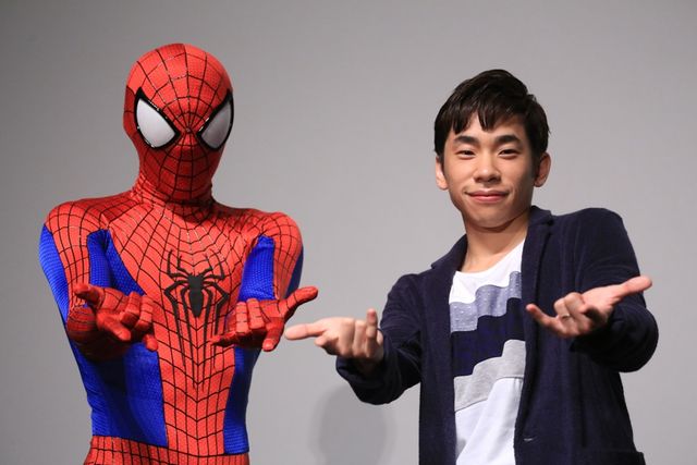 織田信成、スパイダーマンとジャンプ対決？フォトギャラリー（6枚目）