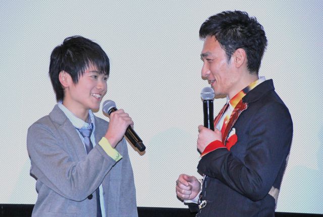 映画初主演の山崎光、草なぎ剛と登場！『まく子』完成披露上映会（7枚目）