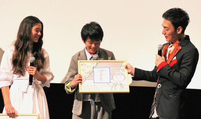 映画初主演の山崎光、草なぎ剛と登場！『まく子』完成披露上映会（9枚目）