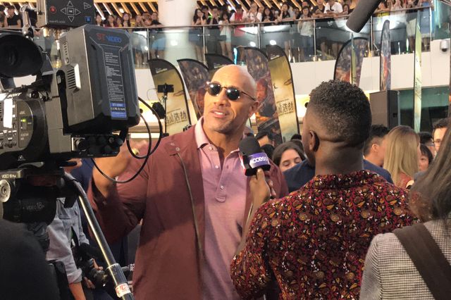 ドウェイン・ジョンソン『スカイスクレイパー』、香港でファンイベント（6枚目）