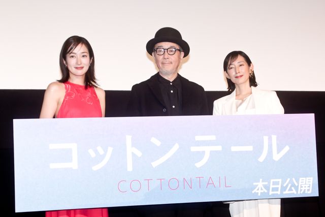 リリー・フランキー×木村多江×高梨臨『コットンテール』初日舞台挨拶:フォトギャラリー