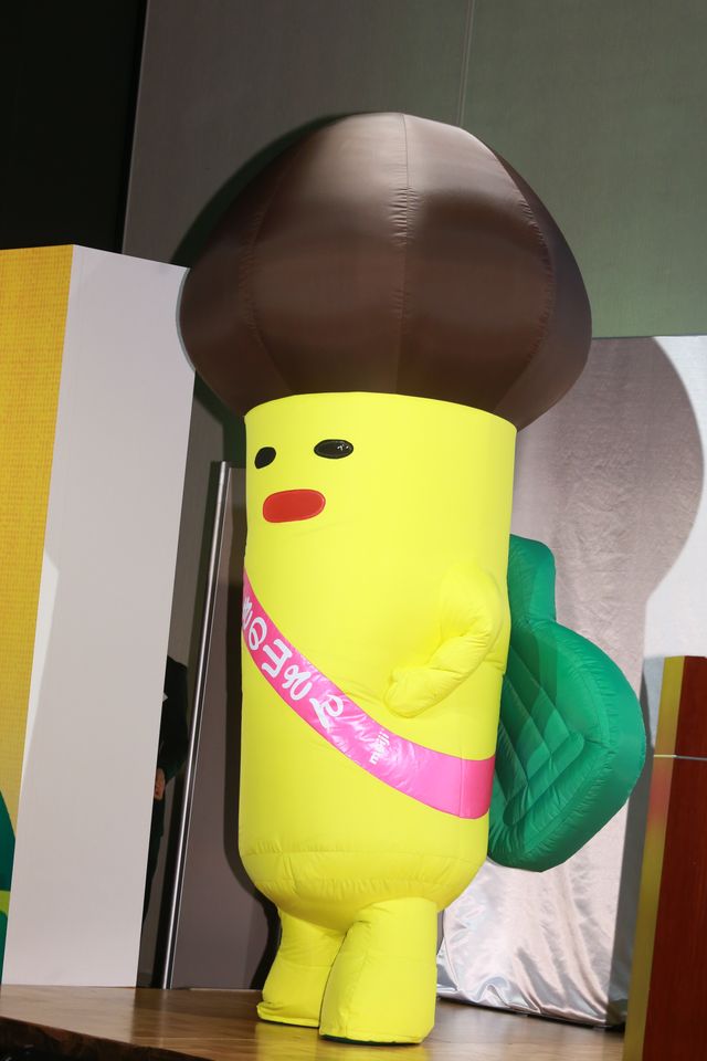 声援に応える松本潤「きのこ党」新CM発表会（3枚目）