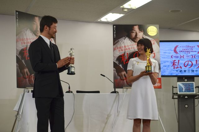 ダブル受賞の快挙！浅野忠信＆二階堂ふみ『私の男』記者会見フォトギャラリー（6枚目）