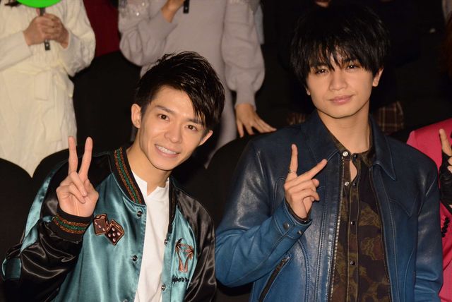 中島健人＆岸優太、ウデ組みピース！『ニセコイ』プレミア上映会（2枚目）