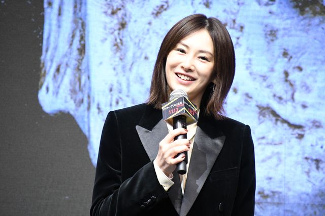 北川景子、ブラック衣装を素敵に着こなし！綾野剛はホワイト衣装でかっこよさ炸裂『ドクター・デスの遺産-BLACK FILE-』完成報告イベント（8枚目）