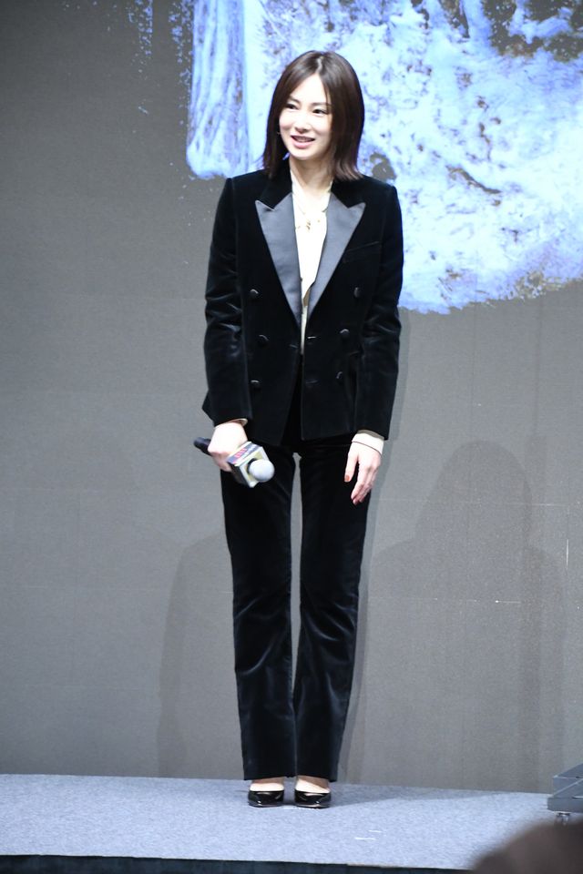 北川景子、ブラック衣装を素敵に着こなし！綾野剛はホワイト衣装でかっこよさ炸裂『ドクター・デスの遺産-BLACK FILE-』完成報告イベント（14枚目）