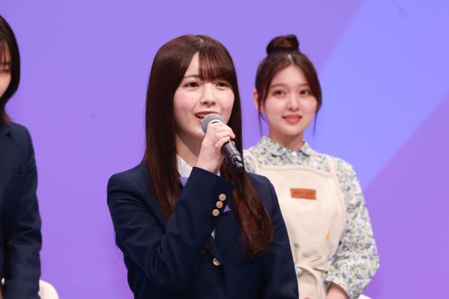 乃木坂46・賀喜遥香＆筒井あやめ、プラモデル組み立て対決に挑戦！ドラマ「量産型ルカ」記者会見（5枚目）