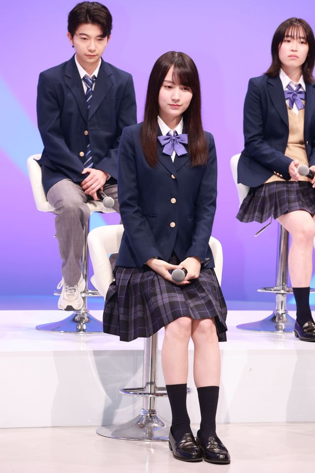 乃木坂46・賀喜遥香＆筒井あやめ、プラモデル組み立て対決に挑戦！ドラマ「量産型ルカ」記者会見（9枚目）