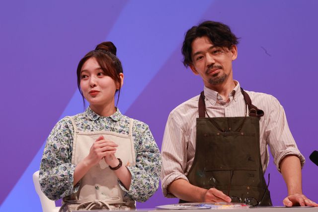 乃木坂46・賀喜遥香＆筒井あやめ、プラモデル組み立て対決に挑戦！ドラマ「量産型ルカ」記者会見（19枚目）