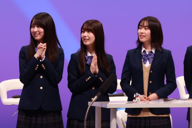 乃木坂46・賀喜遥香＆筒井あやめ、プラモデル組み立て対決に挑戦！ドラマ「量産型ルカ」記者会見（29枚目）