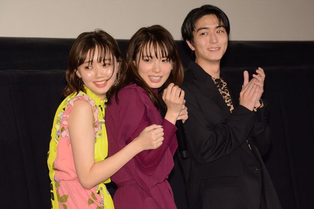 飯豊まりえ、稲葉友、江野沢愛美が登壇！『シライサン』舞台あいさつ（4枚目）