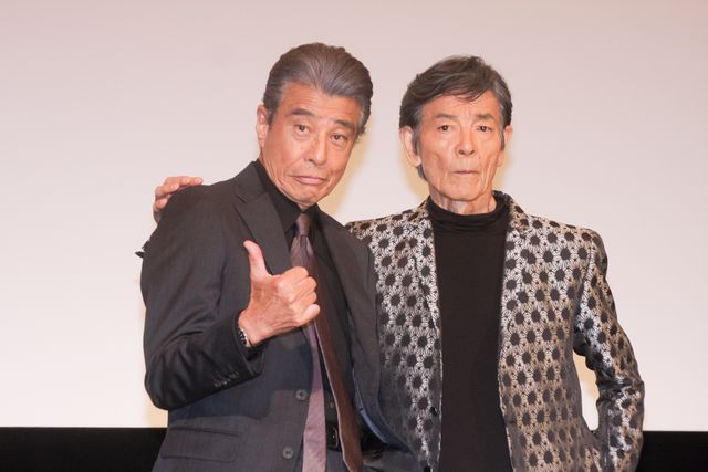 言葉詰まらせ…舘ひろし＆柴田恭兵、思い出詰まった丸の内TOEIで舞台挨拶（14枚目）