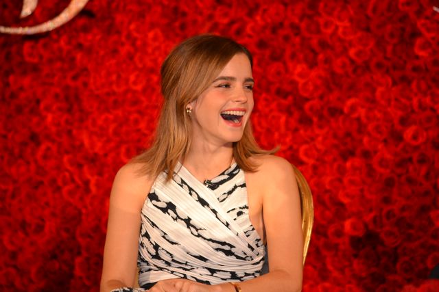 バラが似合う！エマ・ワトソン＆ルーク・エヴァンス『美女と野獣』LA会見フォトギャラリー（16枚目）