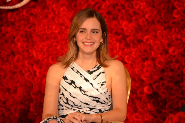 バラが似合う！エマ・ワトソン＆ルーク・エヴァンス『美女と野獣』LA会見フォトギャラリー（17枚目）