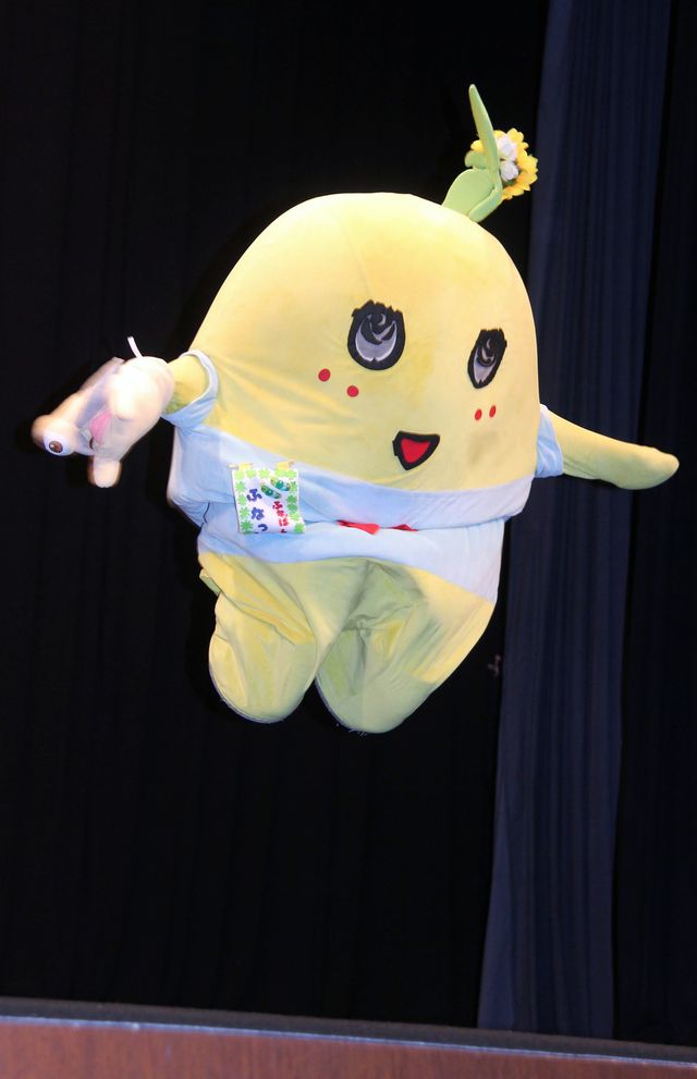 ふなっしー、驚異的な跳躍！『寄生獣』×ふなっしーコラボイベントフォトギャラリー（8枚目）