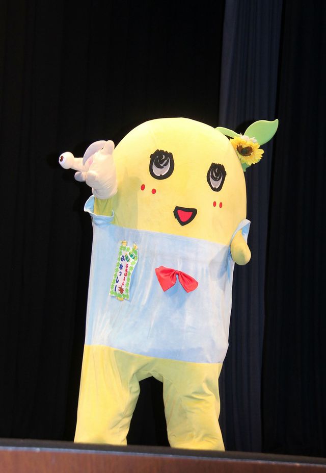 ふなっしー、驚異的な跳躍！『寄生獣』×ふなっしーコラボイベントフォトギャラリー（9枚目）