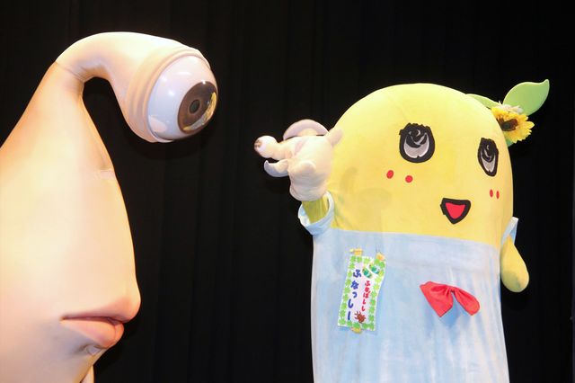 ふなっしー、驚異的な跳躍！『寄生獣』×ふなっしーコラボイベントフォトギャラリー（10枚目）