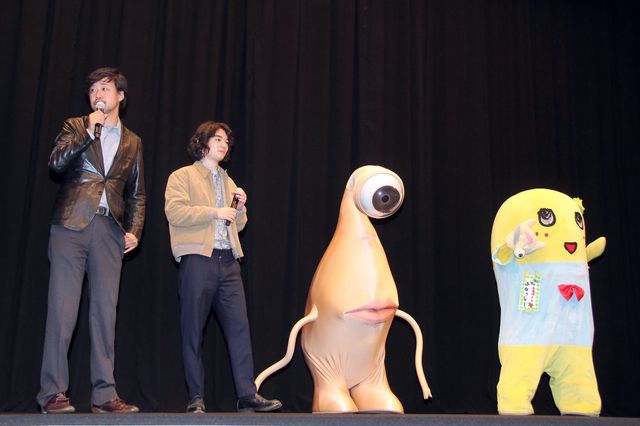 ふなっしー、驚異的な跳躍！『寄生獣』×ふなっしーコラボイベントフォトギャラリー（12枚目）