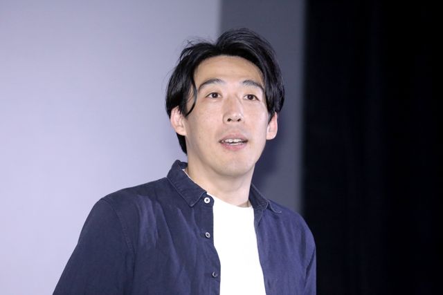 バームクーヘンの悪夢を思い出す山田孝之『点』舞台あいさつ付上映会（3枚目）