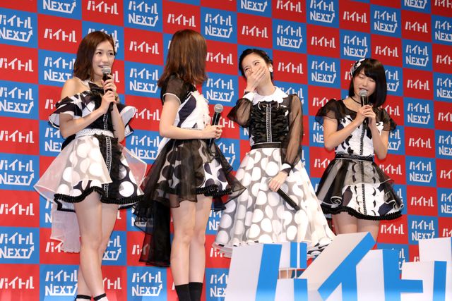 ぱるるの卒業発表に目をうるませるゆいはん……「バイトルNEXT」新CM発表会フォトギャラリー（4枚目）