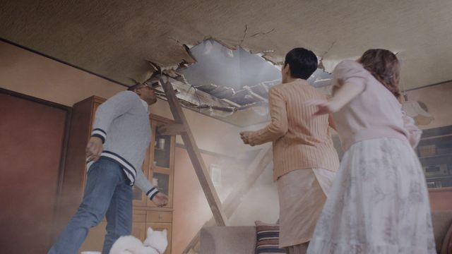 衝撃！ブルース・ウィリスのドラえもん姿　ソフトバンク新CM 5Gってドラえもん？「登場」篇（8枚目）