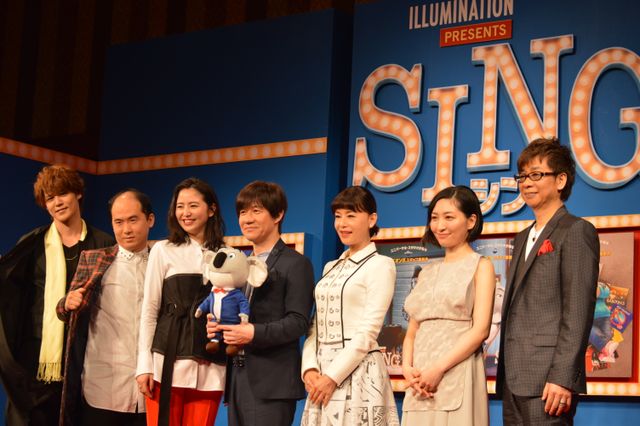 内村光良に「マモとマモーの共演ができてうれしい」とアピールする宮野真守　映画『SING／シング』日本語吹き替え版完成報告会フォトギャラリー（19枚目）