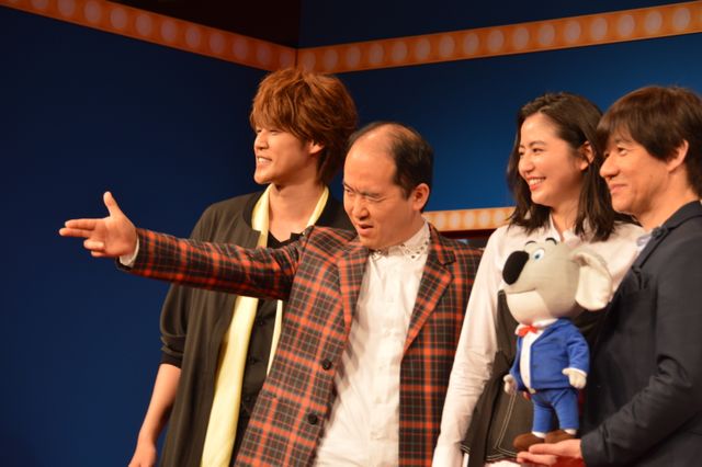 内村光良に「マモとマモーの共演ができてうれしい」とアピールする宮野真守　映画『SING／シング』日本語吹き替え版完成報告会フォトギャラリー（22枚目）