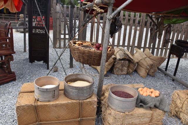 「光る君へ」まひろと周明が再会した市で売られる品々（15枚目）