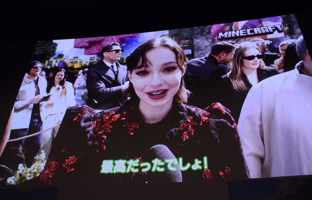 ジャック・ブラックが「スタッフ～！」狩野英孝にメッセージ！映画『マインクラフト』公開前日3D吹替プレミア（13枚目）