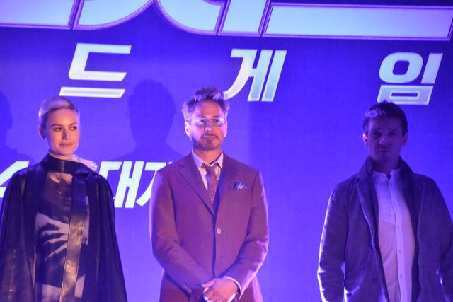 ダウニー・Jr、ジェレミー・レナー、ブリー・ラーソンが韓国に！『アベンジャーズ／エンドゲーム』記者会見の様子【写真50枚】：フォトギャラリー