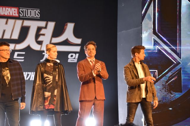 ダウニー・Jr、ジェレミー・レナー、ブリー・ラーソンが韓国に！『アベンジャーズ／エンドゲーム』記者会見の様子【写真50枚】（11枚目）