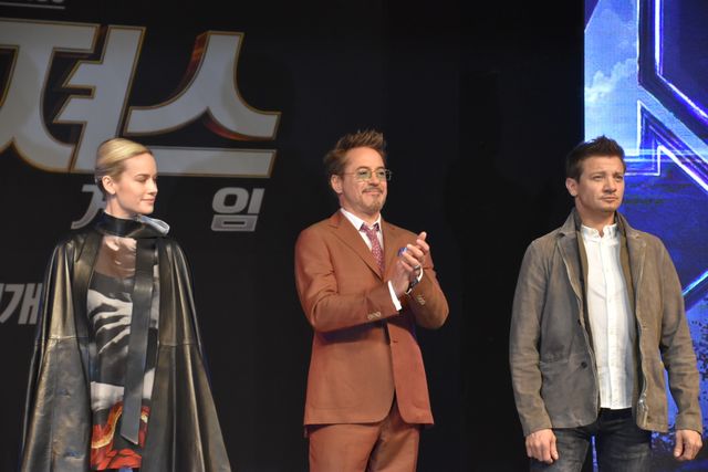 ダウニー・Jr、ジェレミー・レナー、ブリー・ラーソンが韓国に！『アベンジャーズ／エンドゲーム』記者会見の様子【写真50枚】（12枚目）