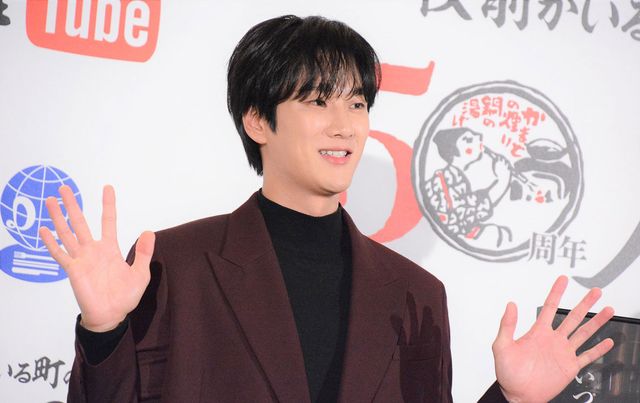 アン・ボヒョンのいろいろな表情!庄や50周年記念ドラマ「いつでも帰ってこれる場所」公開記者発表会:フォトギャラリー