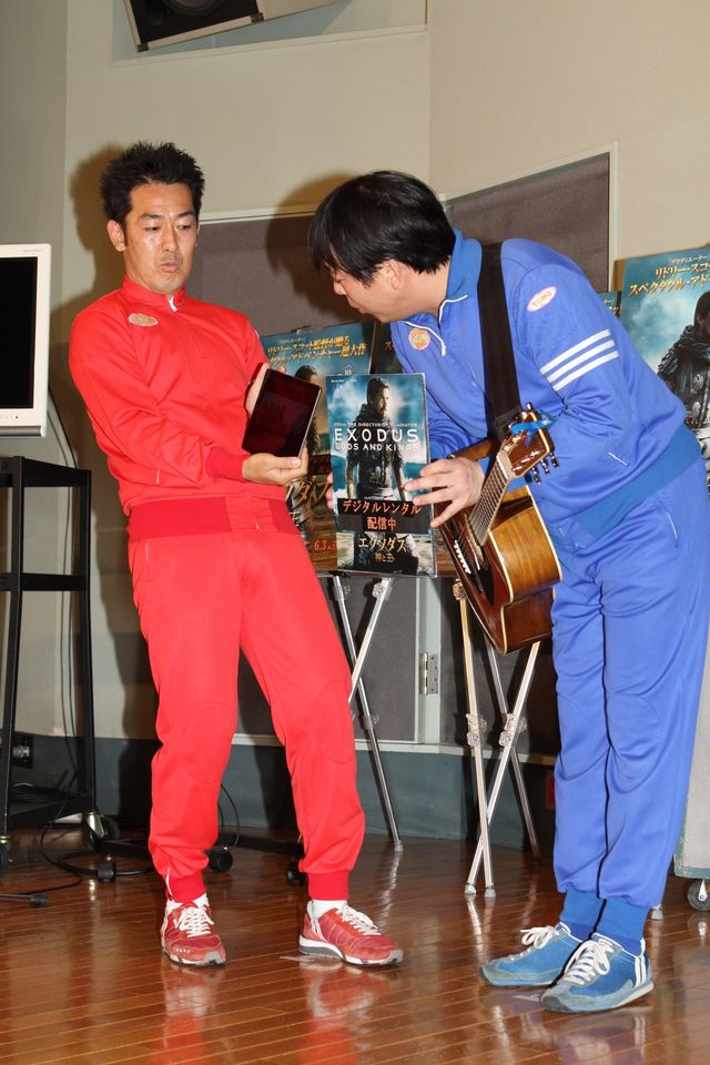 顔芸もすごい！テツandトモ『エクソダス：神と王』デジタル配信記念イベントフォトギャラリー（4枚目）