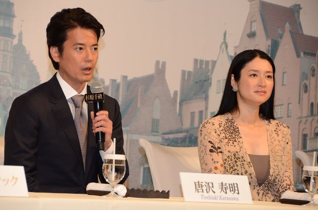 7月出産予定の小雪がふっくらおなかで登壇！『杉原千畝　スギハラチウネ』製作報告会見フォトギャラリー（3枚目）