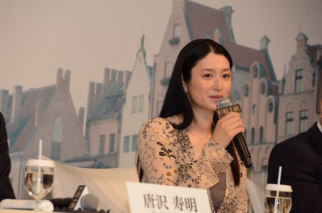 7月出産予定の小雪がふっくらおなかで登壇！『杉原千畝　スギハラチウネ』製作報告会見フォトギャラリー（8枚目）