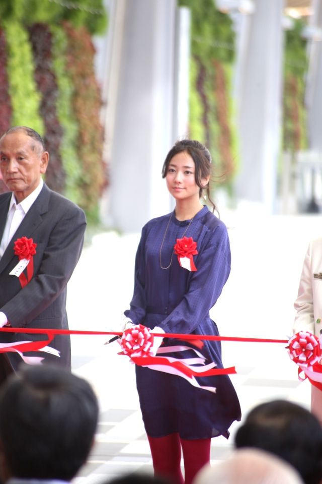 テープカットセレモニー　木村文乃フォトギャラリー（2枚目）