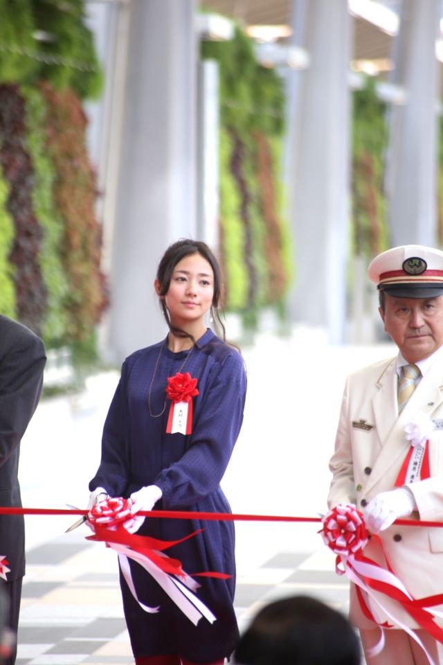 テープカットセレモニー　木村文乃フォトギャラリー（4枚目）