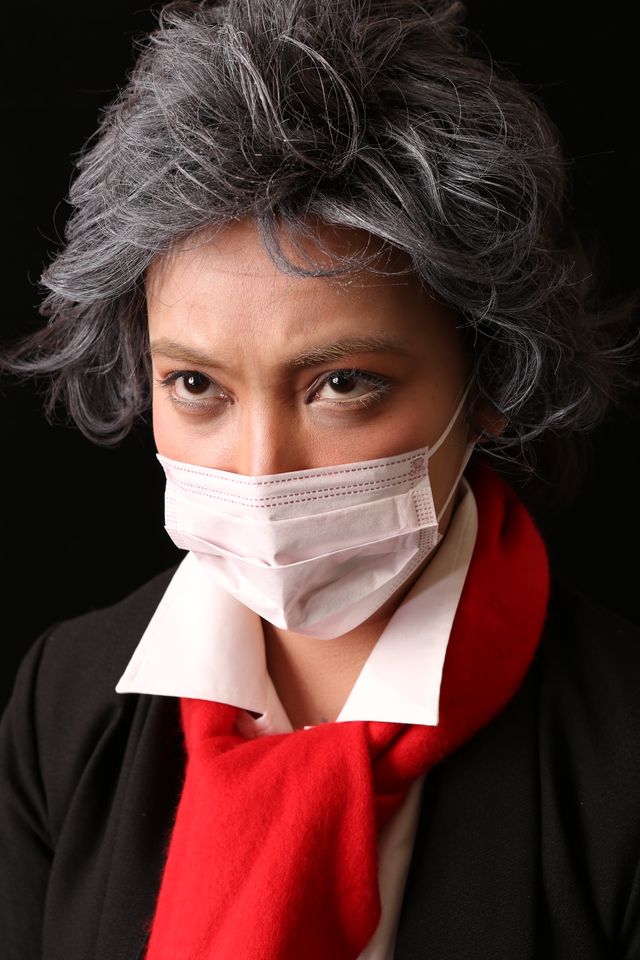 ざわちんの「マリリン・モンロー」「ベートーベン」「モナ・リザ」ものまねメイク3番勝負（11枚目）