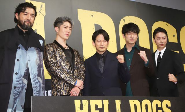 岡田准一、坂口健太郎、MIYAVIら豪華キャスト登壇！映画『ヘルドッグス  