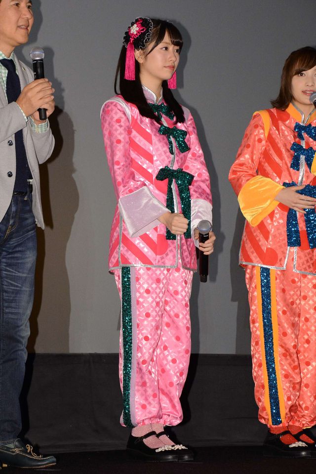 ももクロがハマっているもの！イラストで表現『映画クレヨンしんちゃん　爆盛！カンフーボーイズ　～拉麺大乱～』公開記念舞台あいさつ（9枚目）