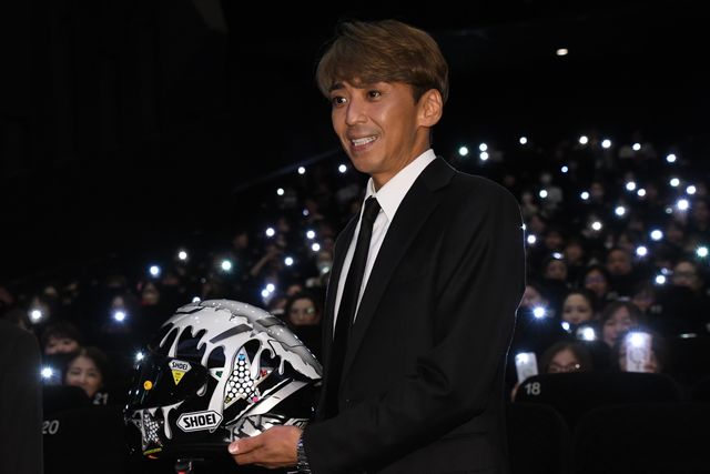 『オートレーサー森且行　約束のオーバル　劇場版』の完成披露イベント（7枚目）