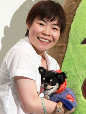 山田花子と愛犬のジュリエットちゃん