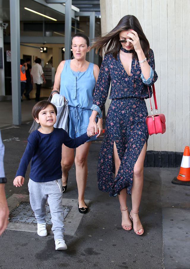 ミランダ・カーと息子フリン君（3枚目）