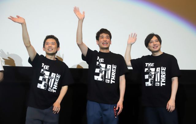 佐藤隆太、岡田義徳、塚本高史が集結！『THE3名様　～リモートだけじゃ無理じゃね？～』初日舞台あいさつ（7枚目）
