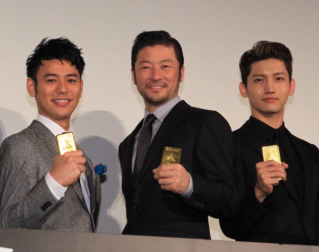 映画『黄金を抱いて翔べ』初日舞台あいさつ　フォトギャラリー（2枚目）