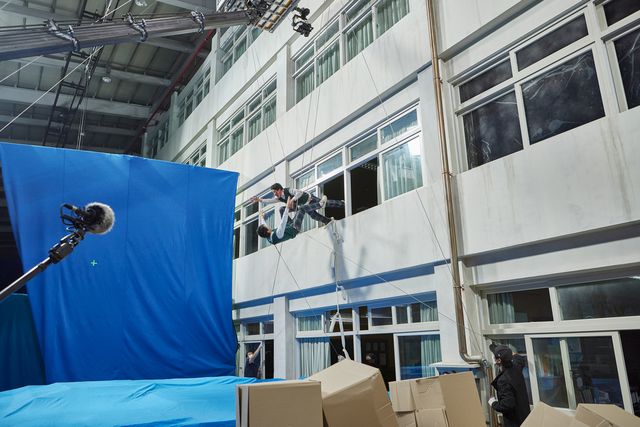 Netflix「今、私たちの学校は…」ほっこりメイキングカット（4枚目）