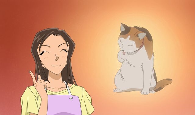 三毛猫・大尉の飼い主が！名探偵コナン「招き三毛猫の事件（前編）」（8枚目）