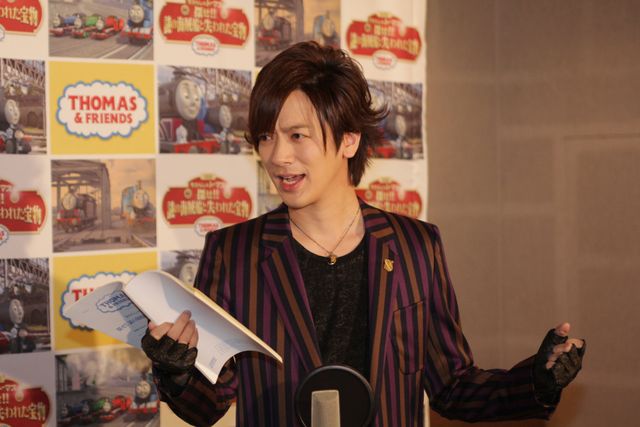 新婚DAIGOが公開アフレコ！『映画　きかんしゃトーマス　探せ!!　謎の海賊船と失われた宝物』囲み取材ギャラリー：フォトギャラリー