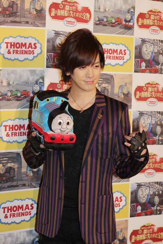新婚DAIGOが公開アフレコ！『映画　きかんしゃトーマス　探せ!!　謎の海賊船と失われた宝物』囲み取材ギャラリー（5枚目）
